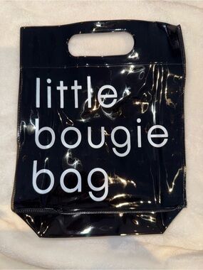 Little Bougie Bag Glossy Black Tote